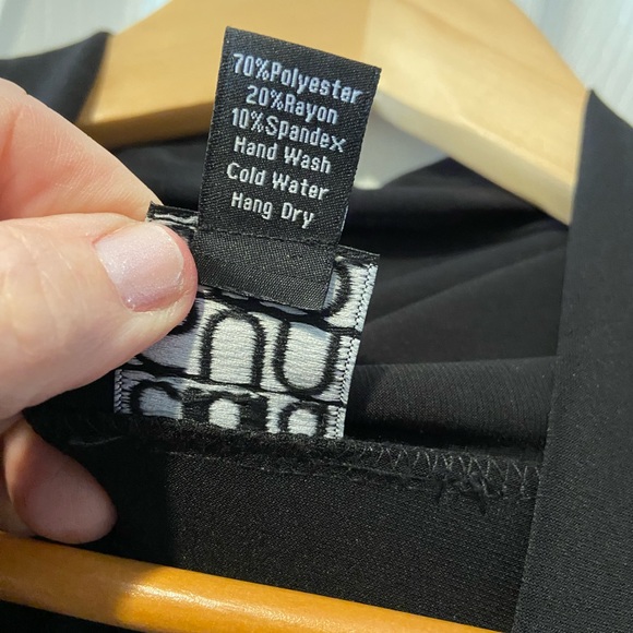 NWOT~Rich Black Open Front Waterfall Cardigan by Clara Sun Woo - Picture 5 of 6